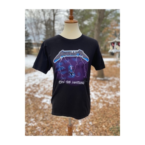 SOLD Metallica Ride the Lightening Graphic Tee